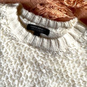 BANANA REPUBLIC italian yarn knit sweater